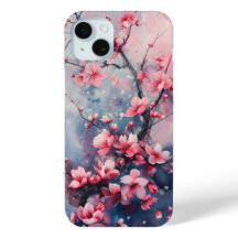 Estuche para teléfono con flores silvestres japone