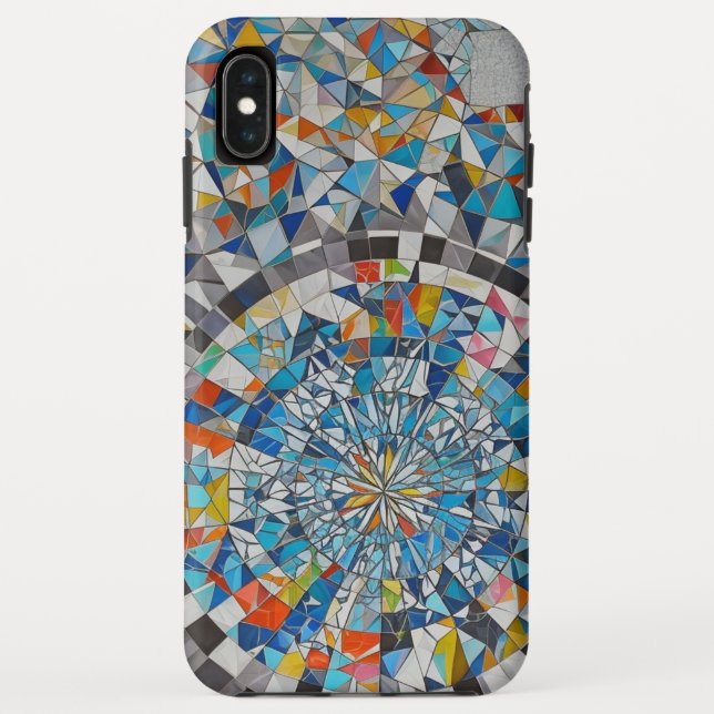 Funda De Case-Mate Para iPhone Estuche para teléfono con mosaico geométrico (Reverso)