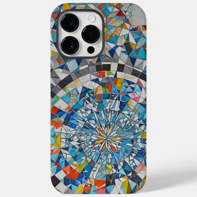Funda De Case-Mate Para iPhone Estuche para teléfono con mosaico geométrico (Reverso )