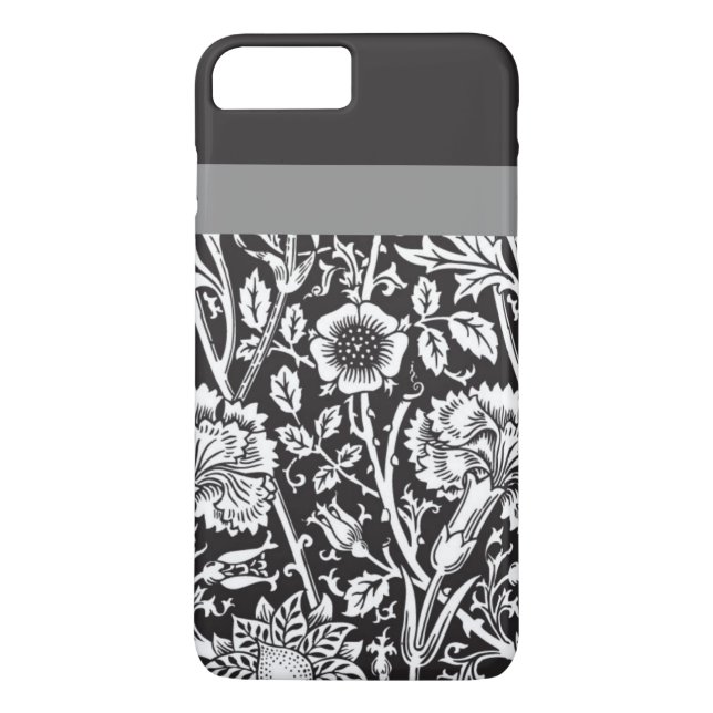 Funda De Case-Mate Para iPhone Estuche para teléfono Damask negro (Reverso)