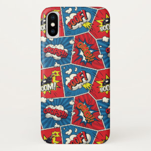 Funda Para iPhone X Estuche para teléfono de arte pop del libro de his