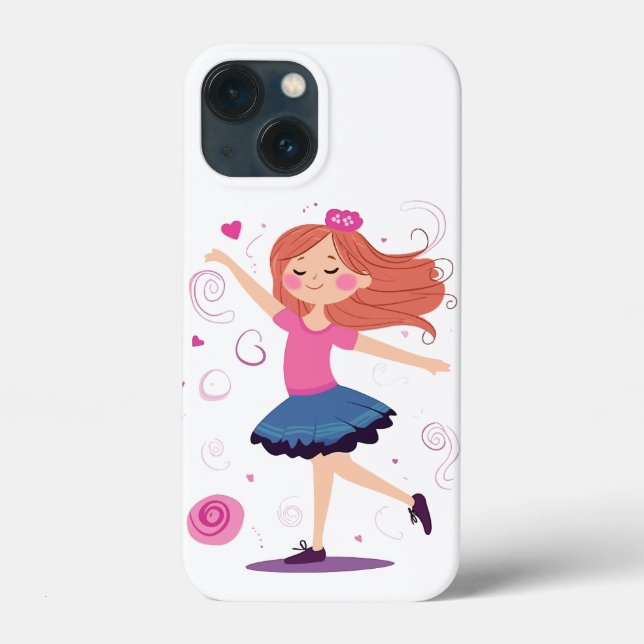 Funda De Case-Mate Para iPhone Estuche para teléfono de bailarina Princesa Baller (Reverso )