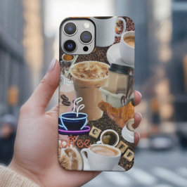 Funda Para iPhone 14 De Case-Mate Estuche para teléfono de café collage