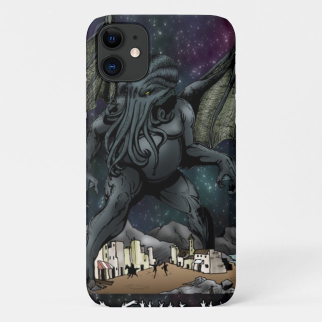 Funda De Case-Mate Para iPhone Estuche para teléfono de Cthulhu (Reverso)