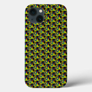 Funda Para iPhone 13 Estuche para teléfono de cubo de Rubik