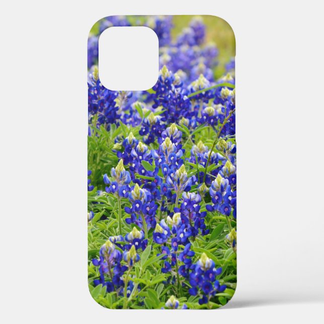 Funda De Case-Mate Para iPhone Estuche para teléfono de flores para Bluebonnets d (Reverso )