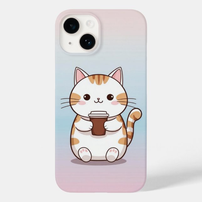 Funda De Case-Mate Para iPhone Estuche para teléfono de gato (Reverso )