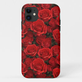 Funda Para iPhone 15 Estuche para teléfono de hermosas rosas rojas