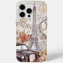Funda Para iPhone 15 Pro Max Estuche para teléfono de la Francia de Vintage