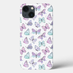 Funda Para iPhone 13 Estuche para teléfono de mariposa