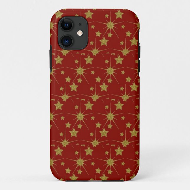 Funda De Case-Mate Para iPhone Estuche para teléfono de navidades Stars (Reverso)