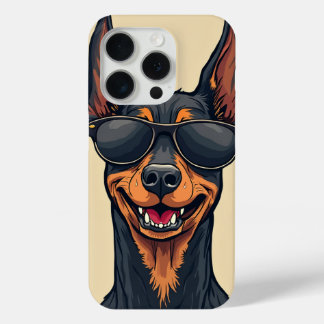 Funda Para iPhone 15 Pro Estuche para teléfono de Nice Doberman