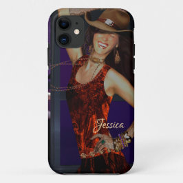 Funda Para iPhone 11 Estuche para teléfono de niña de vaca de risa