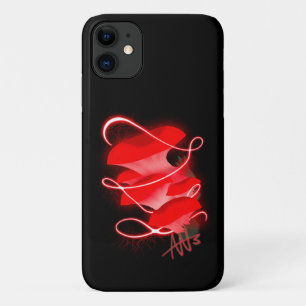 Funda Para iPhone 11 Estuche para teléfono de ostión rojo brillante con