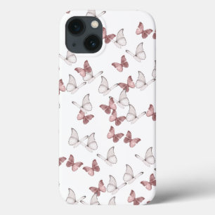 Funda Para iPhone 13 Estuche para teléfono de patrón de mariposa