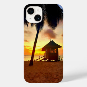Funda Para iPhone 14 De Case-Mate Estuche para teléfono de playa tropical Sunset Bea