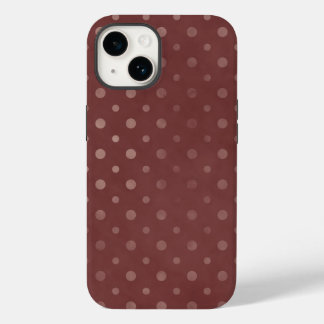Funda Para iPhone 14 De Case-Mate Estuche para teléfono de puntos de polka de Borgoñ