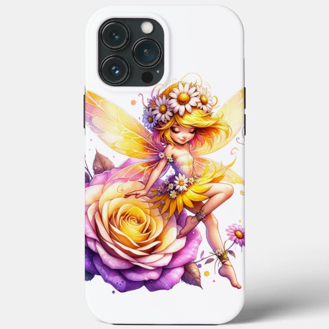 Funda De Case-Mate Para iPhone Estuche para teléfono de Rosa y pequeño ángel (Reverso )