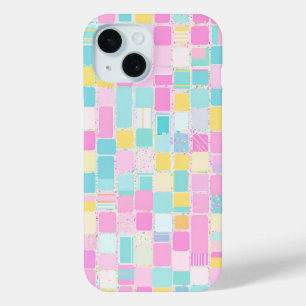 Funda Para iPhone 15 Estuche para teléfono del patrón mosaico del mosai
