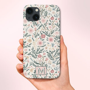 Funda Para iPhone 13 Estuche para teléfono floral de flores silvestres 