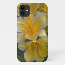Estuche para teléfono floral de Lily dorada amaril
