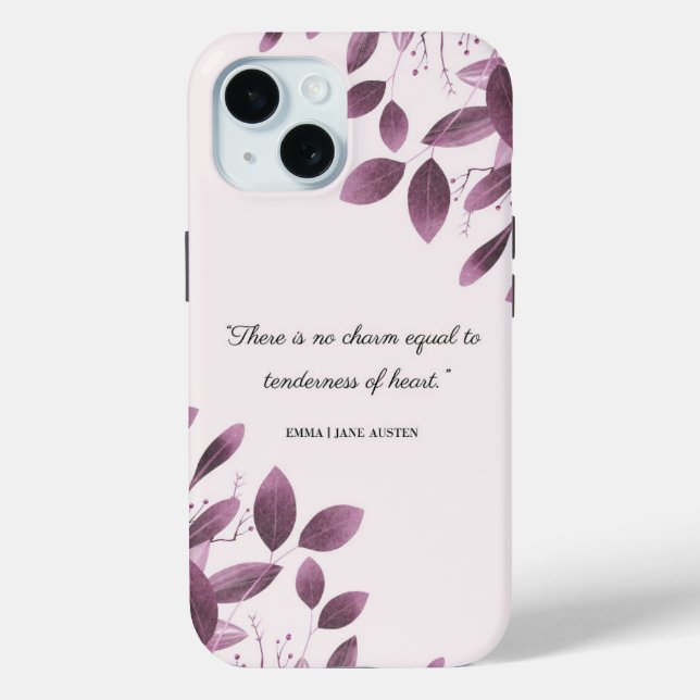 Funda De Case-Mate Para iPhone Estuche para teléfono inspirado de Jane Austen (Reverso )