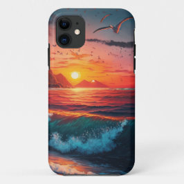 Funda Para iPhone 11 Estuche para teléfono ISLAND SUNSET