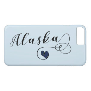 Funda Para iPhone 8 Plus/7 Plus Estuche para teléfono móvil Alaska Heart, Alaskan