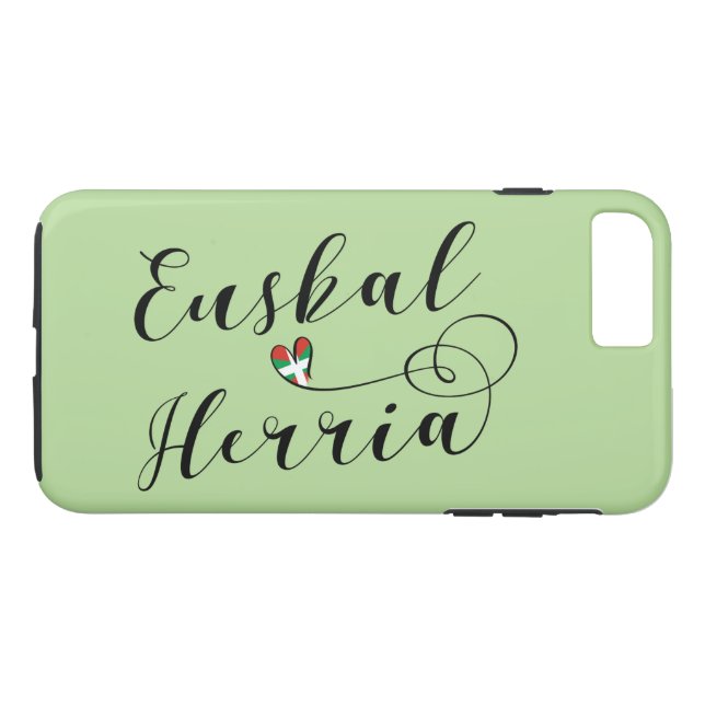 Funda De Case-Mate Para iPhone Estuche para teléfono móvil Heart Euskal Herria, v (Reverso (horizontal))