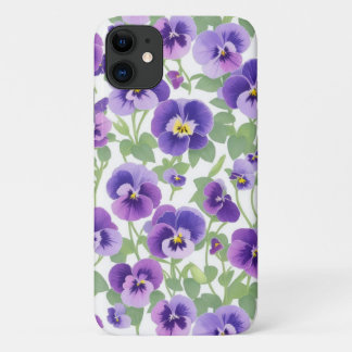 Funda Para iPhone 11 Estuche para teléfono Pastel Grafico Púrpura Pansi
