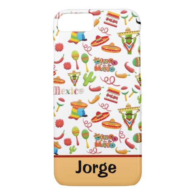 Funda De Case-Mate Para iPhone Estuche para teléfono personalizado Cinco De Mayo (Reverso)
