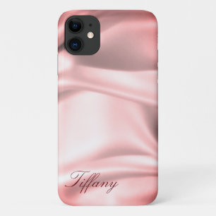 Funda Para iPhone 11 Estuche para teléfono personalizado de satén de se