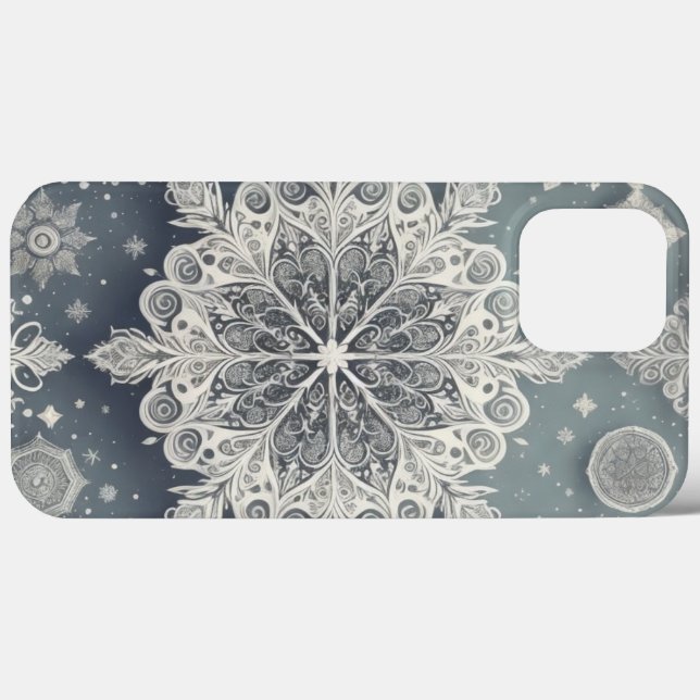 Funda De Case-Mate Para iPhone Estuche para teléfono Snowflake (Reverso  (Horizontal))