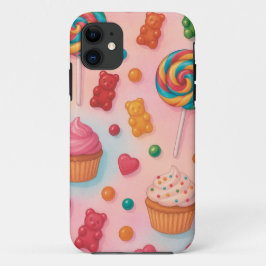 Funda Para iPhone 11 Estuche para teléfono terrestre de dulce dulce de