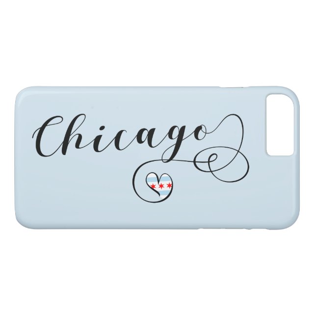 Funda De Case-Mate Para iPhone Estuche para teléfonos móviles Chicago Heart, Illi (Reverso (horizontal))