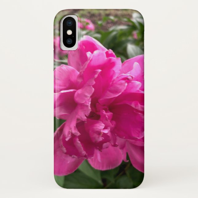 Funda De Case-Mate Para iPhone Estuche Peony Phone (Reverso)