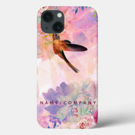 Funda Para iPhone 13 Estuche personalizado para iPad Hummingbird Waterc
