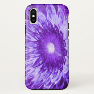 Funda Para iPhone XS Estuche Phone / iPad Fantasy Flowers Purple