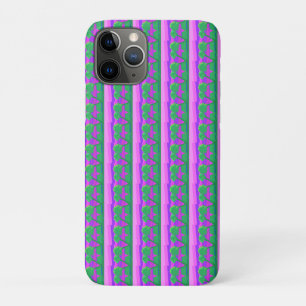 Funda Para iPhone 11 Pro Estuche Pink Green Purple para iPhone / iPad