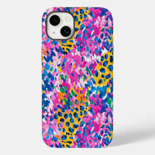 Funda Para iPhone 14 Plus De Case-Mate Estuche Preppy Cheetah Print Funda-Mate para iPhon