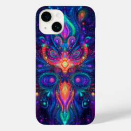 Funda Para iPhone 14 De Case-Mate Estuche Psicodélico Fractal