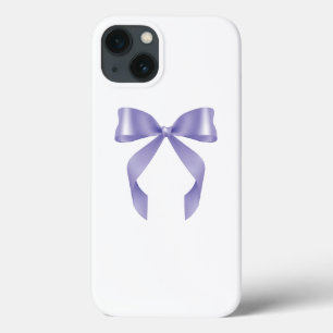 Funda Para iPhone 13 Estuche Purple Bow Coquette Design para iPhone / i