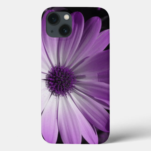 Funda De Case-Mate Para iPhone Estuche Purple Daisy Flower iPad (Reverso)