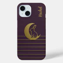 Estuche Purple Moon Bunny Design para iPhone / iPa