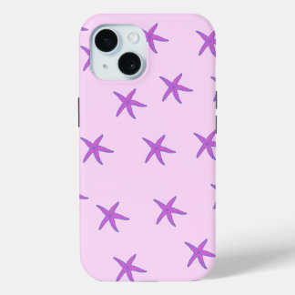 Funda Para iPhone 15 Estuche Purple Starfish Phone