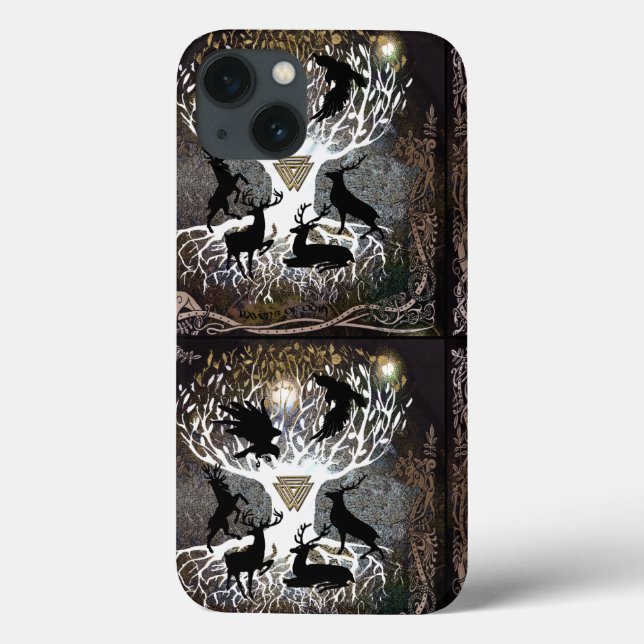 Funda De Case-Mate Para iPhone Estuche Ravens para iPhone (Reverso)