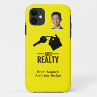 Estuche Real Estate Branded Yellow iPhone / iPad