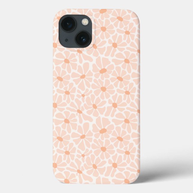 Funda De Case-Mate Para iPhone Estuche Retro Boho Groovy Flowy Phone (Reverso)