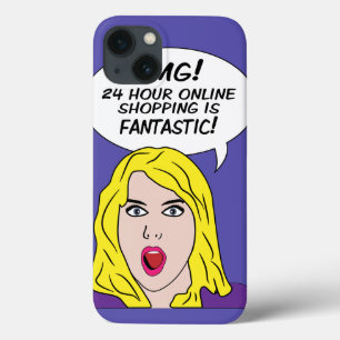 Funda Para iPhone 13 estuche RETRO COMICS iPad