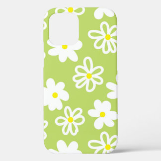 Funda Para iPhone 12 Estuche Retro Daisy Tough Funda-Mate para iPhone